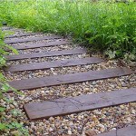 Combination with pebbles - comfortable to walk