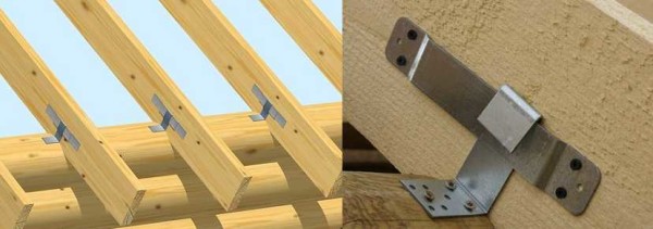 Method of fastening the truss system of a village house