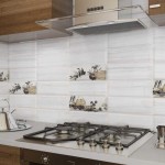 White tile diluted with a pattern