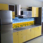 Sunflower field on a work wall