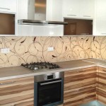 Vegetable drawing, colors are selected from the range of finishing materials of the kitchen set