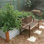 Wooden posts and slate - simple and attractive
