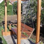 This swing design is more reliable: lateral loads are also compensated. It is impossible to roll over on them, but they cost much longer, more expensive, more difficult