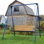 Swing from a shaped tube in finished form