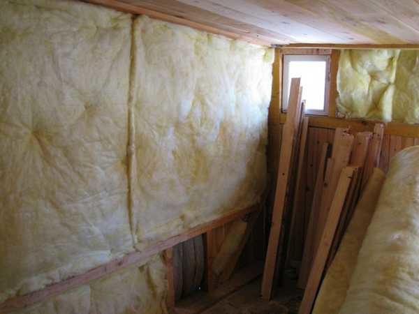 Insulation of a chicken coop with mineral wool