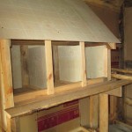 The place below can be taken under the perches or hung on the bottom of an IR lamp - make a solarium for chickens