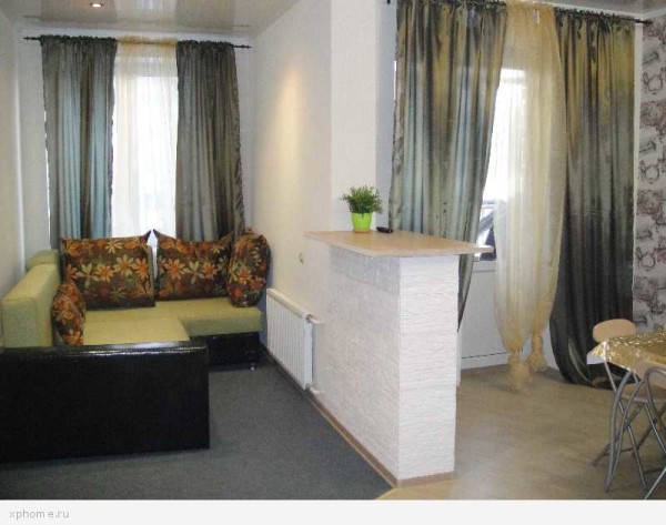 One of the zoning options using plasterboard partitions