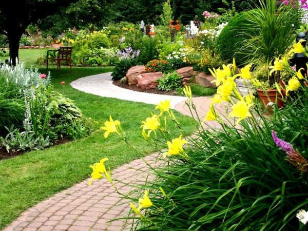 Beds, flower beds, curbs, rockeries, slides and garden paths - this is what else can be used to decorate the site