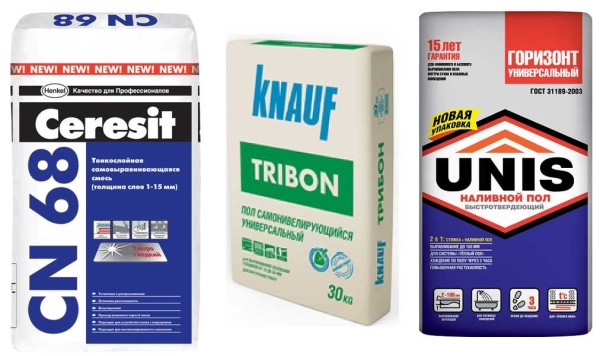 Finishing leveling compounds