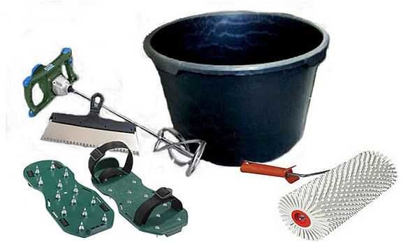 Tool for the manufacture of self-leveling floors