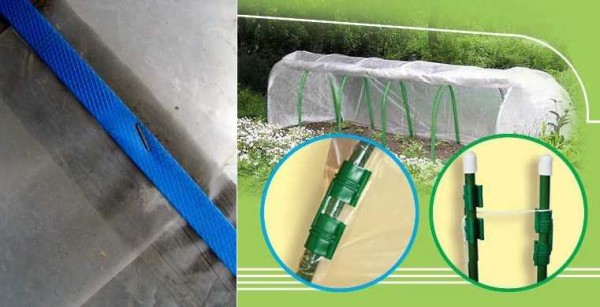 Methods for attaching the film to the bar and to the arcs
