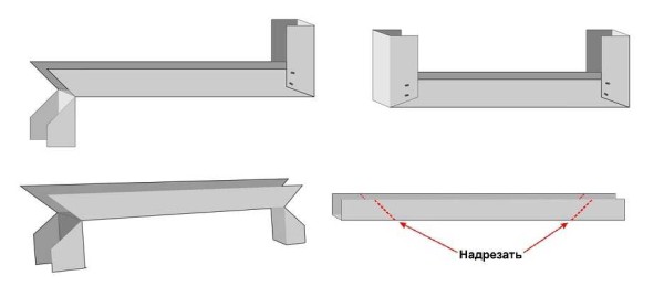 How to make jumpers from a profile for a frame