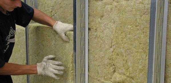 Basalt mineral wool slabs are easy to install