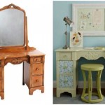An old dressing table made an excellent desk