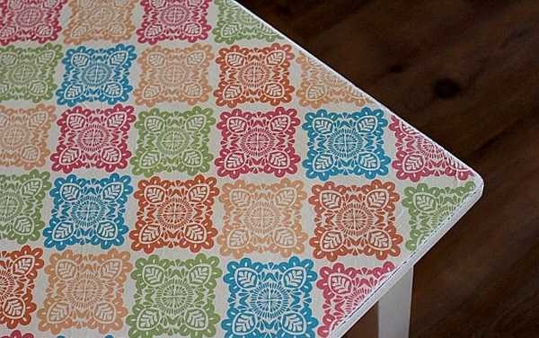 This is what the edge looks like when all the excess has been removed.