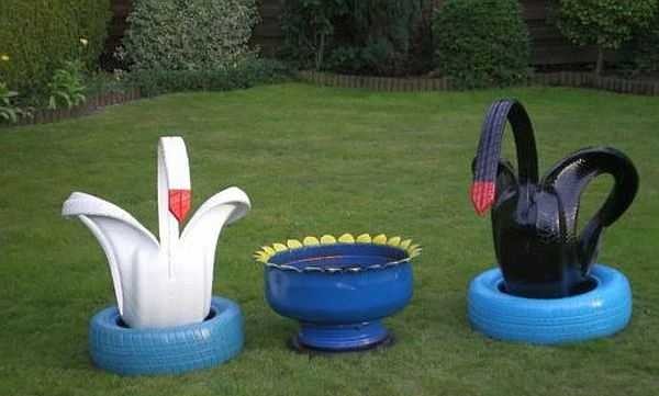 Tire swans