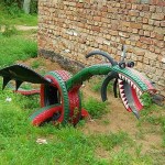 Tire dragon - kids will love