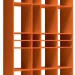 This is more like a bookcase or even a wardrobe, but the essence does not change - the original color and interesting small shelves in the central part and the structure looks interesting