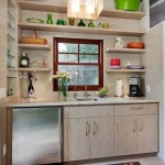 Shelves near the window in a different style