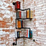 Water pipes, corners, everything is painted with bronze paint