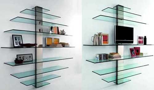An interesting glass option. You can arbitrarily change the height between tiers