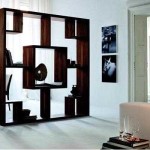 The shelf can serve as a divider for areas in the room