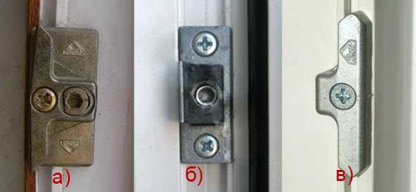 Types of counterparts on the frame