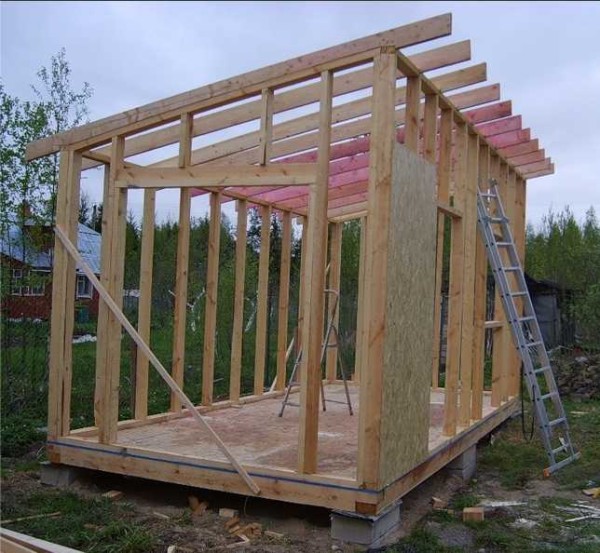 View of the end, which will have wide double doors