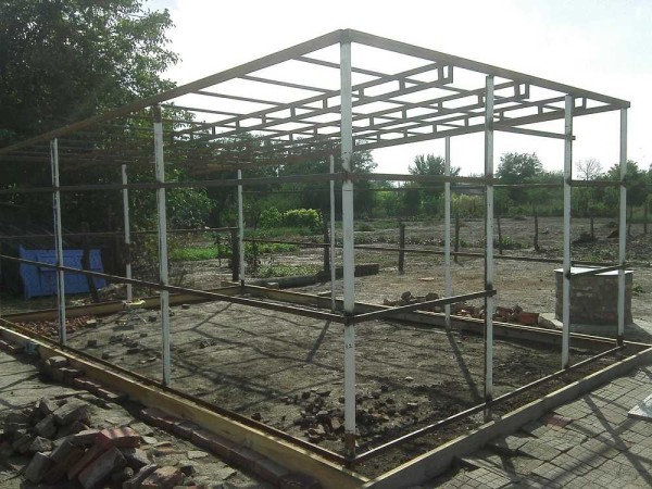 Installed formwork