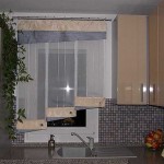 The minimalism of Japanese curtains in a small room comes in handy