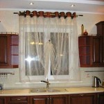 So that the window is not faceless, even one bright strip is enough