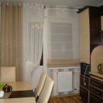 Light curtains are always relevant, and for the kitchen too