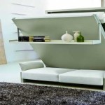 The bed dropping down during the day looks like a wardrobe ... there is even a shelf