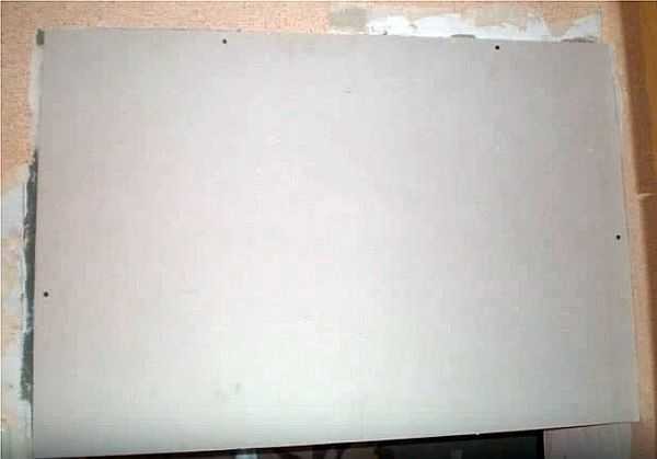 Screwed the drywall in place