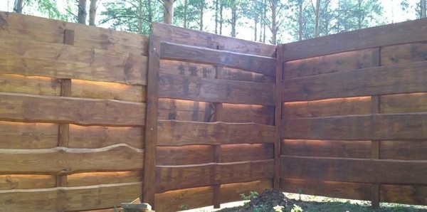Gradually, one by one, the fence is folded