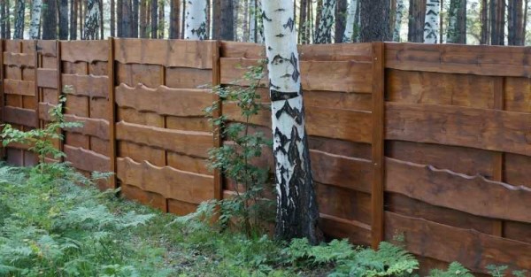 Unedged fence
