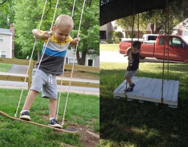 Hanging swing modification