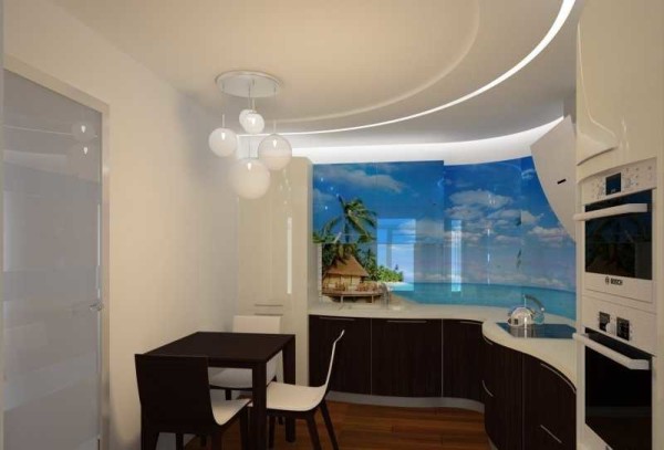 View of the kitchen interior from a different angle