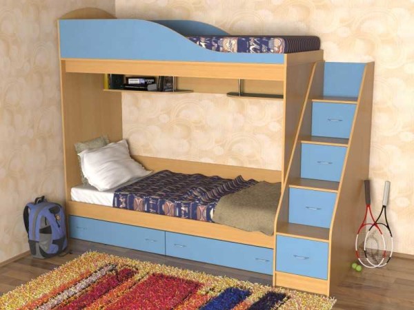 Ladder option with drawers