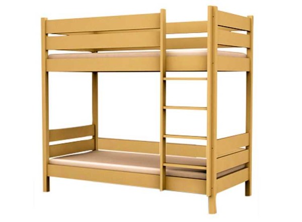The design is based on four vertical beams, to which all other parts are already attached