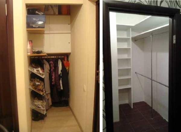 Wardrobe room from the closet