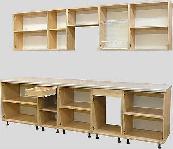 This part in most kitchen sets is made from laminated chipboard.