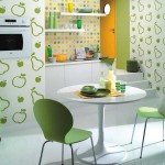 Fruit theme - popular for wallpaper in the kitchen