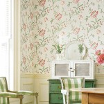Another option for floral wallpaper that looks good in the kitchen