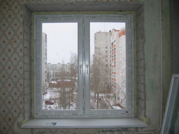 Painting after installing PVC window