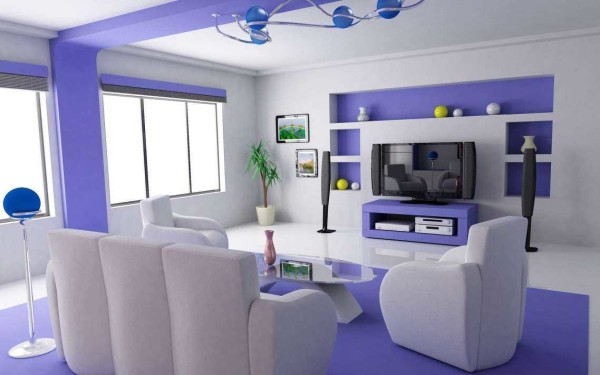 Selecting some elements is another way to combine painting a room