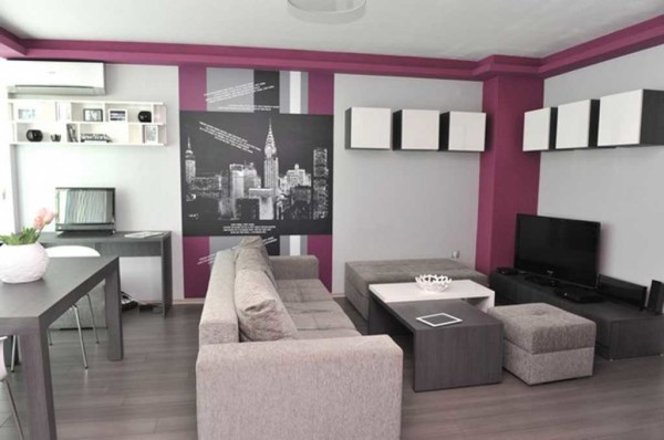 A way to visually enlarge a room