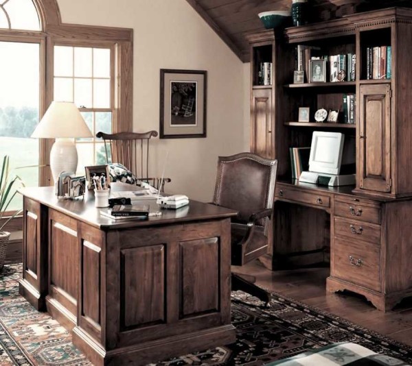 The color scheme of the study is dominated by brown colors