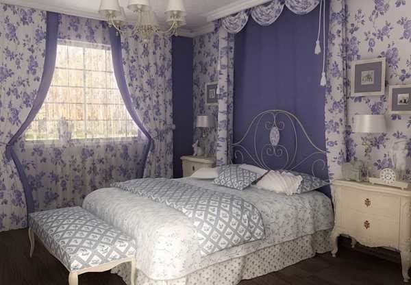 Classic povance style cotton curtains with floral patterns