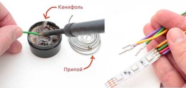 How to connect a diode strip